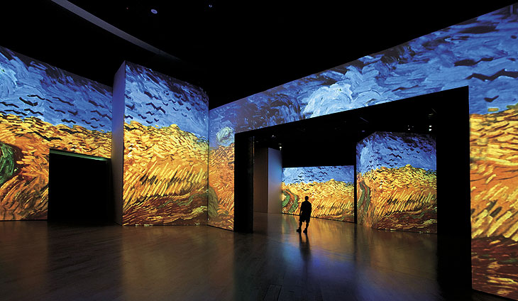 Ausstellung "Van Gogh Alive - the Experience" vom 27.07.-01.11.2021 im UTOPIA - The Happening Place an der Heßstraße (©Foto: Grande Exhibitions)